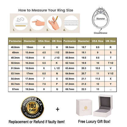 14K Yellow Gold Bridal Ring Set for Women 2Ct round Cut AAAAA Cubic Zircon Wedding Engagement Anniversary Band BR1167_Y