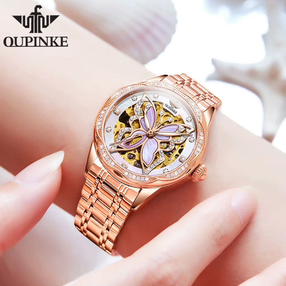 3239 Automatic Mechanical Watches for Women Original Sapphire Crystal Mirror Elegant Ceramics Watchband Ladies Watch